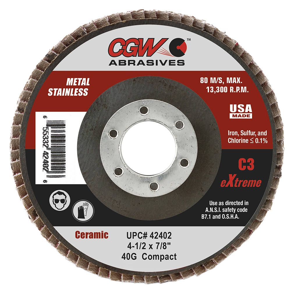 Picture of CGW "Camel" Abrasive 5X5/8-11 Z3-60 Compact Disc Flap